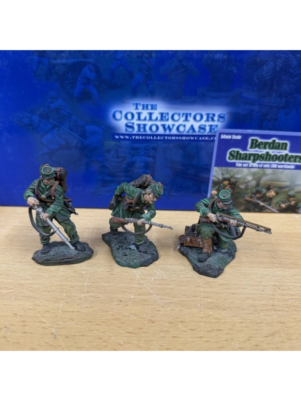 Collectors Showcase CS00275 Berdan Sharpshooters Loading Civil War 54mm 3pc Boxe